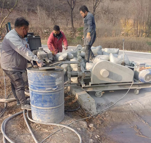 阿克苏路面下沉注浆